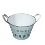 Herb Metal Pot 18*18 cm