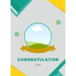 GREETING CARD- CONGRATULATIONS (CUSTOMISABLE)
